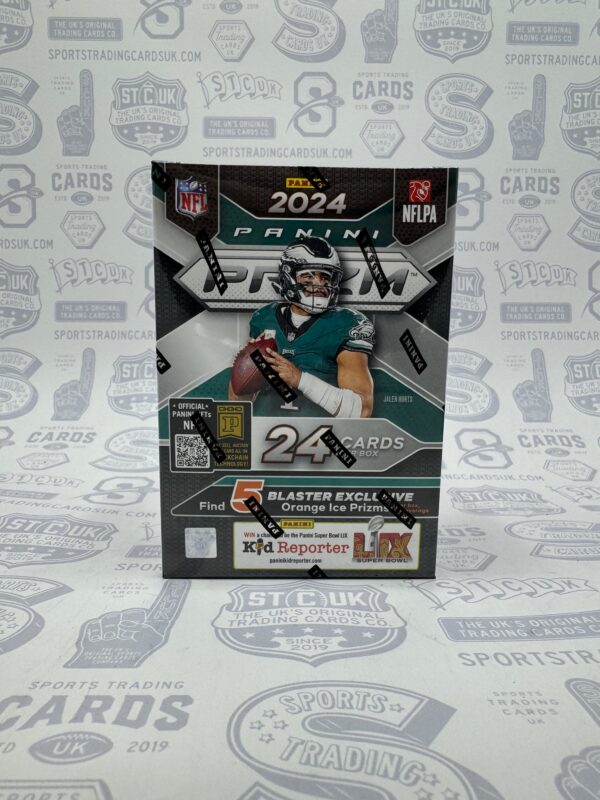 2024 Panini Prizm Football Hobby Blaster Box (Orange Ice Prizms)